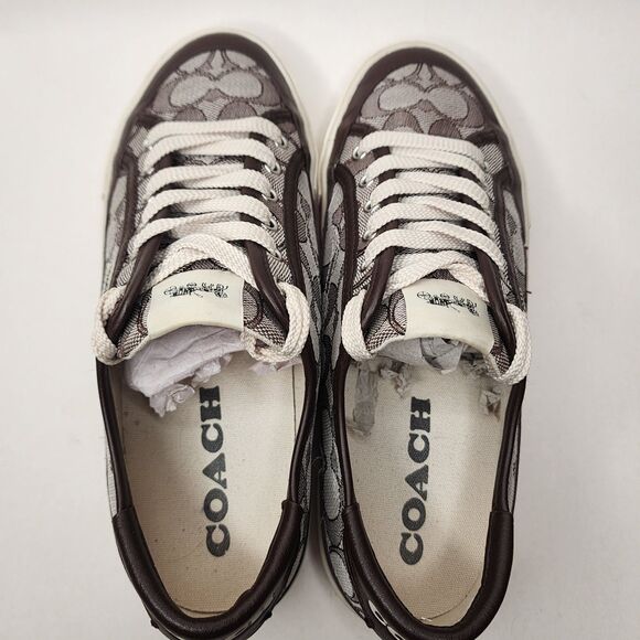 Coach Citysole Platform Sneaker Shoes Monogram Logo Womens Size 8 - Picture 13 of 16